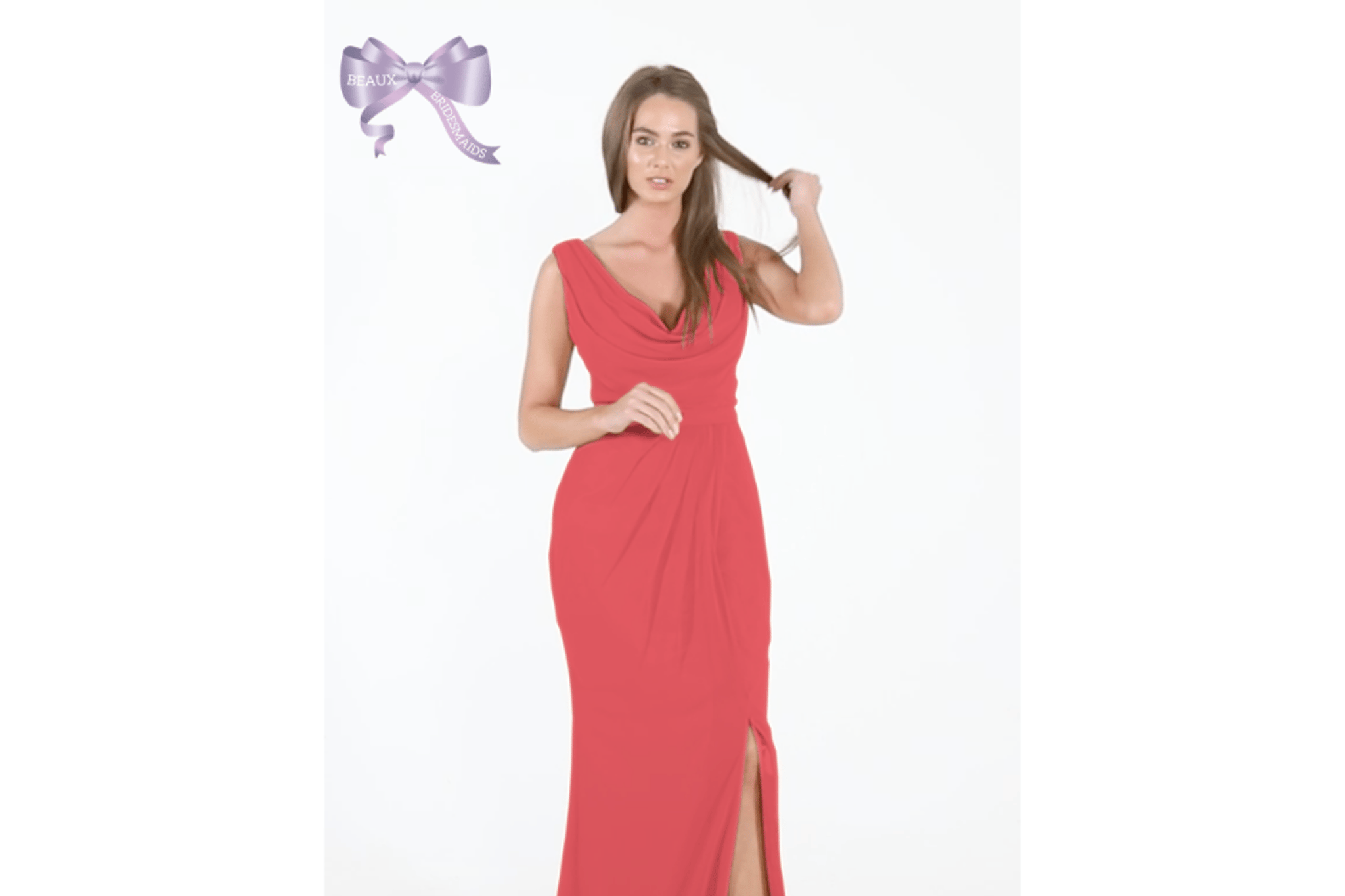 newcastle formal dresses Afterparty Elegance Maxi Dress Off White main image 1