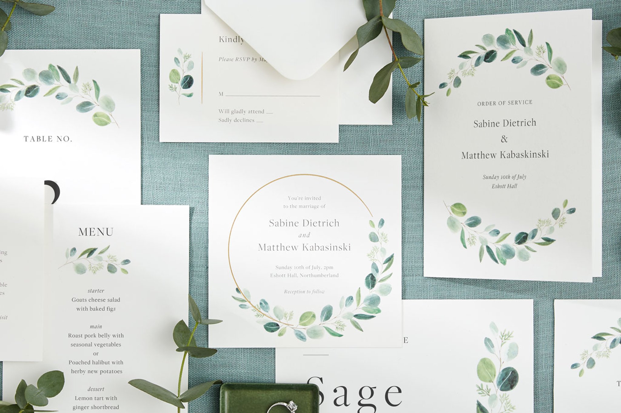 Wedding stationery suite