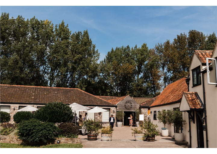 working vineyard exterior as a wedding venue